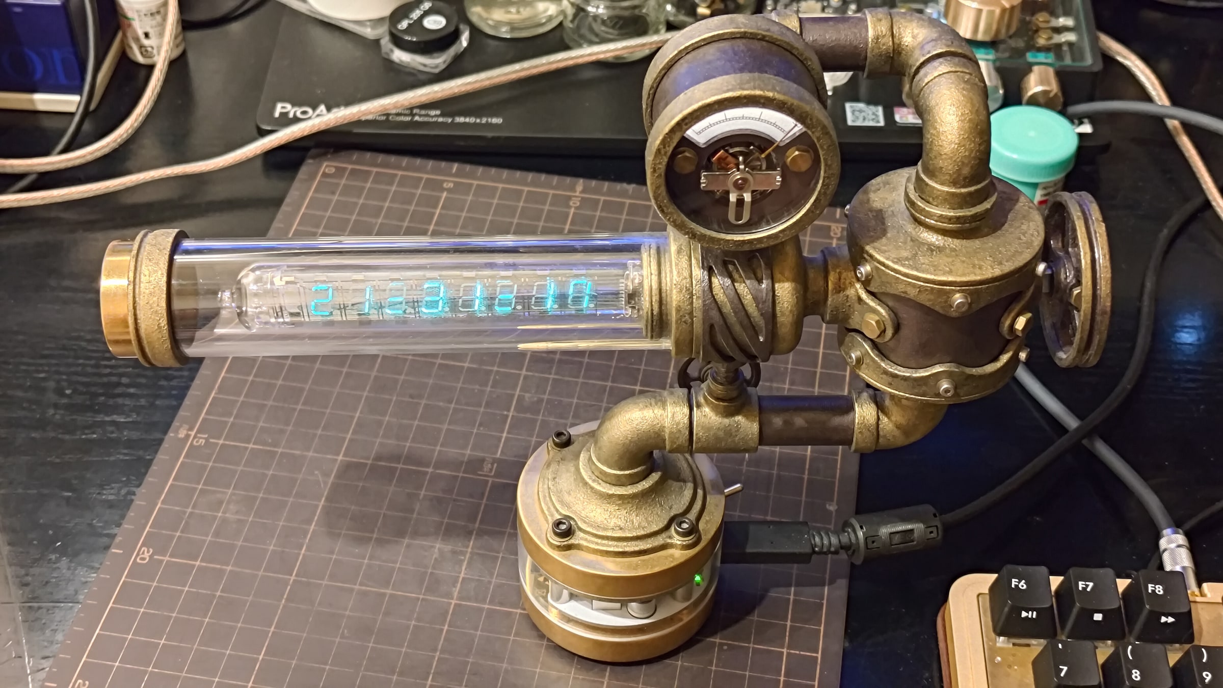 ИВ-18を使ったVFD時計